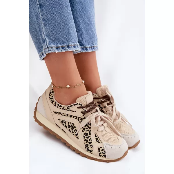  Дамски кецове BIG STAR SHOES TT274549 БЕЖОВО 