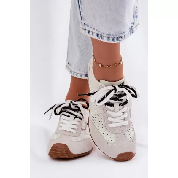  Дамски кецове BIG STAR SHOES TT274555 БЯЛО 