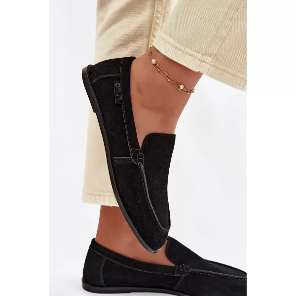  Дамски мокасини BIG STAR SHOES TT274209 ЧЕРЕН 