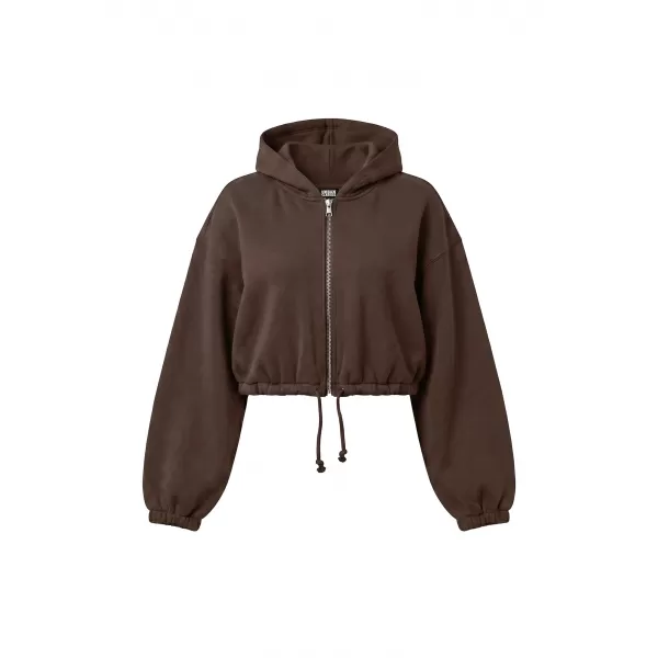  Дамски суичър URBAN CLASSICS TB8635-14274 ШОКОЛАДОВО КАФЯВО 