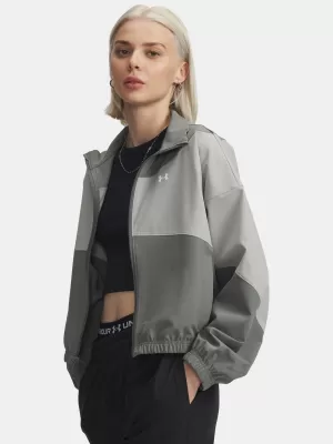 Дамско яке UNDER ARMOUR RIVAL WOVEN JACKET 1389631-709 БЯЛО