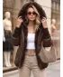 Дамско яке DSTREET TY5890 КАФЯВО