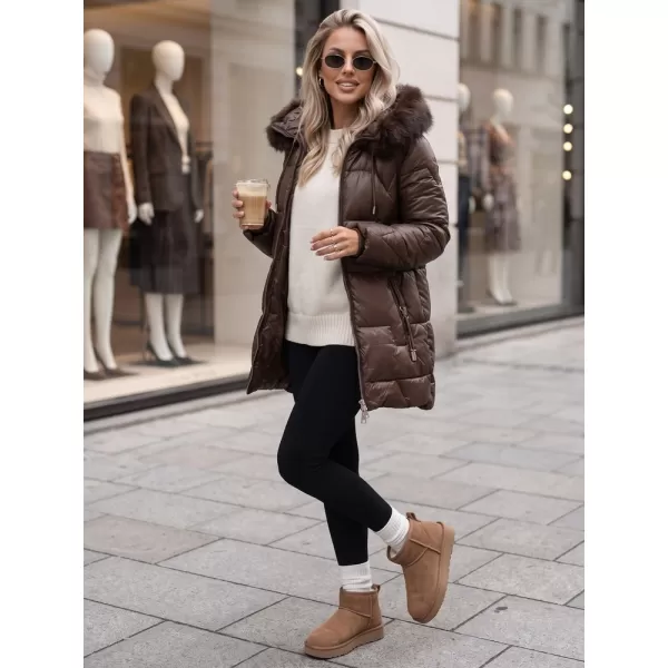  Дамско яке DSTREET TY5757 КАФЯВО 