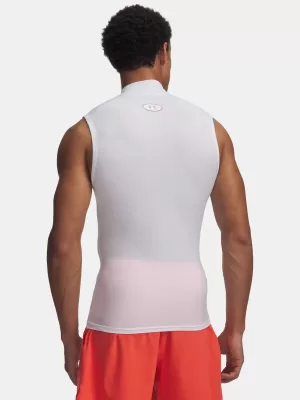 Мъжки потник UNDER ARMOUR HG ELITE SLEEVELESS MOCK 6015381-100 БЯЛО