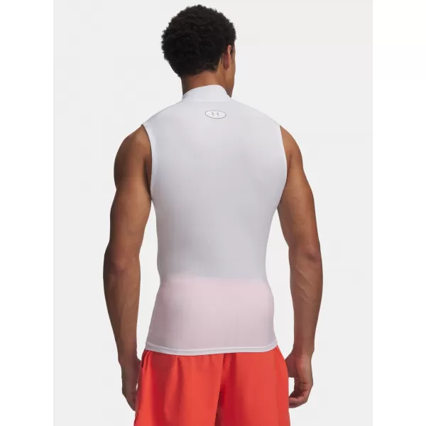  Мъжки потник UNDER ARMOUR HG ELITE SLEEVELESS MOCK 6015381-100 БЯЛО 