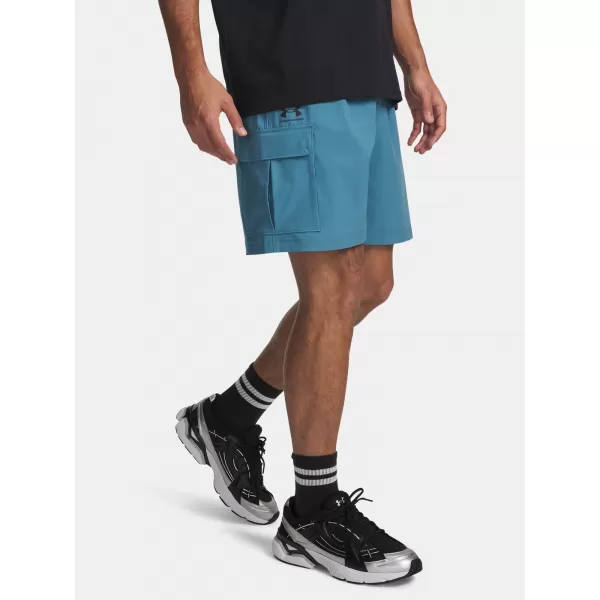  Мъжки шорти UNDER ARMOUR VIBE WOVEN CARGO SHORT 1386560-466 СИНЬО 