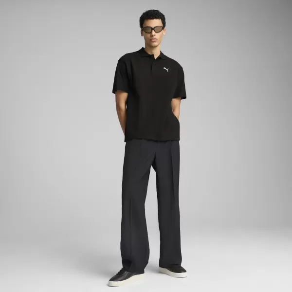  Мъжка тениска с яка PUMA WARDROBE ESS PIQUE RELAXED POLO 62965701 ПУМА ЧЕРНА 