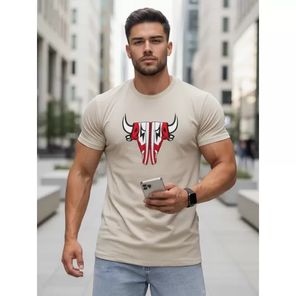  Мъжка тениска DSTREET RX4932 БЕЖОВО 