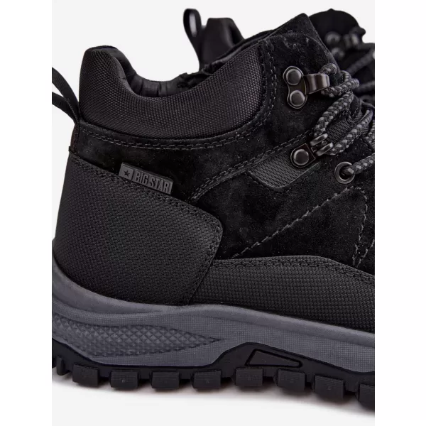  Мъжки зимни боти BIG STAR SHOES UU174246 ЧЕРЕН 