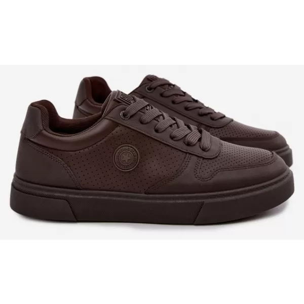  Мъжки кецове BIG STAR SHOES UU174326 КАФЯВИ/БЕЖОВИ СЕНКИ 