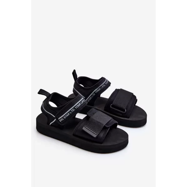  Дамски сандали BIG STAR SHOES LL274784 ЧЕРЕН 