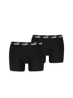 Мъжки боксерки PUMA ELEMENTS MEN BASIC BOXERS 2P 93875309 ЧЕРЕН