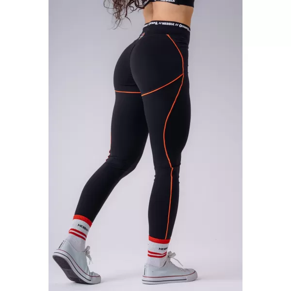  Дамски клин NEBBIA OLYMPIA HIGH-WAIST 935 ЧЕРЕН 