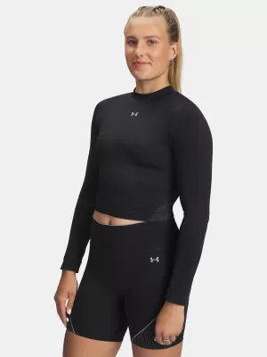 Дамска тениска UNDER ARMOUR VANISH SEAMLESS LS 6000645-004 ЧЕРЕН