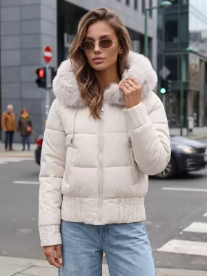 Дамско яке DSTREET TY5832 БЯЛО