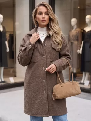 Дамско палто DSTREET NY0803 БЕЖОВО