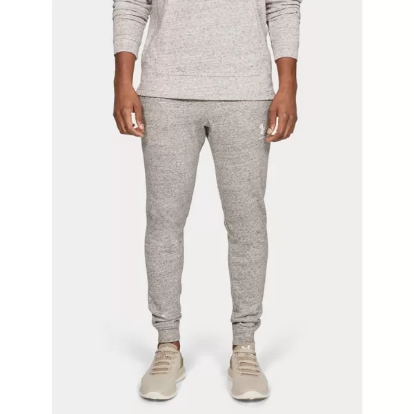  Мъжки спортен панталон UNDER ARMOUR SPORTSTYLE TERRY JOGGER 1329289-112 БЯЛО 