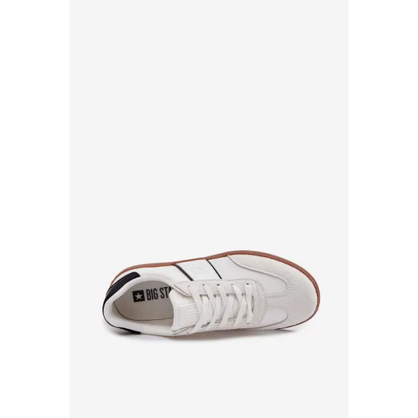  Мъжки кецове BIG STAR SHOES TT174128 БЯЛО 
