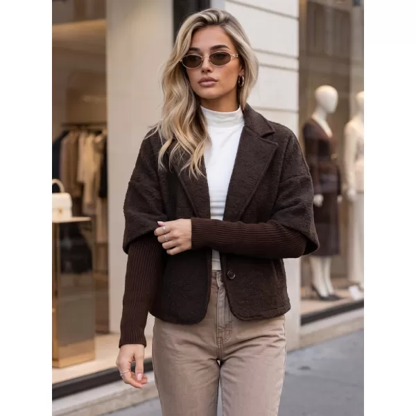  Дамско палто DSTREET NY0843 КАФЯВО 