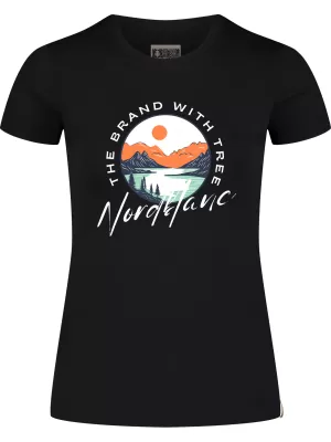 Дамска тениска NORDBLANC STARLIGHT NBSLT8176 ЧЕРЕН