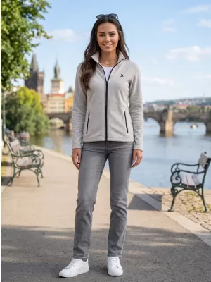 Дамски поларен суичър ALTISPORT ALW002852 СРЕБЪРНИ ОТБЛЯСЪЦИ