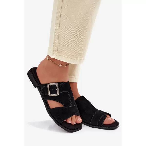  Дамски чехли BIG STAR SHOES TT274477 ЧЕРЕН 