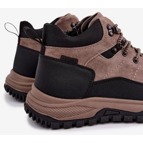  Мъжки зимни боти BIG STAR SHOES UU174247 БЕЖОВО 