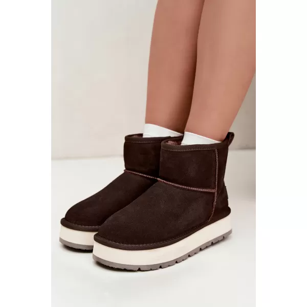  Дамски обувки BIG STAR SHOES UU274693 КАФЯВО/БЕЖОВО 