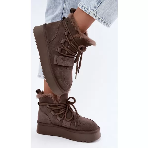  Дамски обувки BIG STAR SHOES UU274315 КАФЯВИ/БЕЖОВИ СЕНКИ 