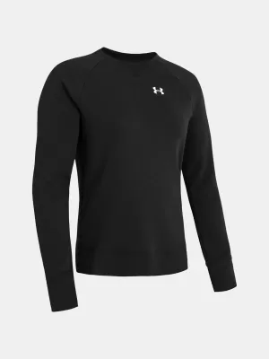 Дамски суичър UNDER ARMOUR RIVAL TERRY CREW 1360959-001 ЧЕРЕН