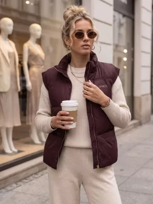 Дамски елек DSTREET TY5968 БОРДО