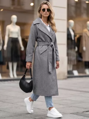 Дамско палто DSTREET NY0773 ЧЕРЕН