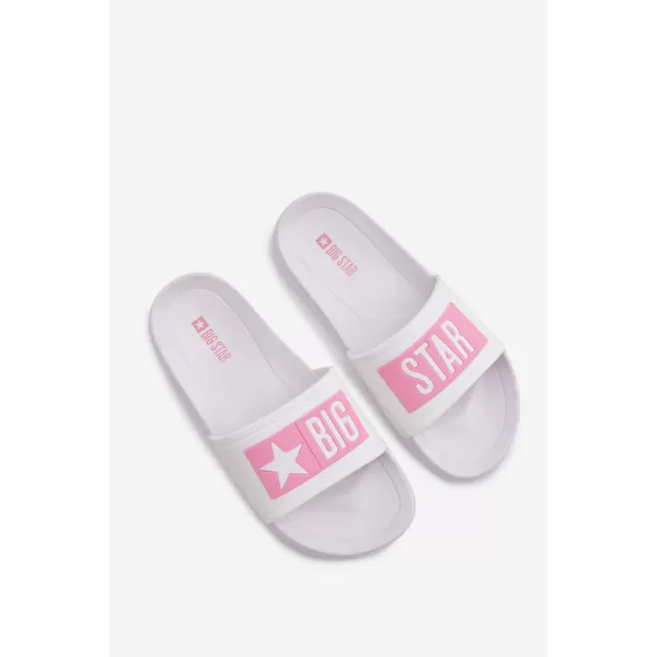  Детски чехли BIG STAR SHOES TT374A002 РОЗОВО/БЯЛО 