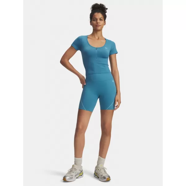  Дамски шорти UNDER ARMOUR VANISH SEAMLESS SHORT 6000648-466 СИНЬО 
