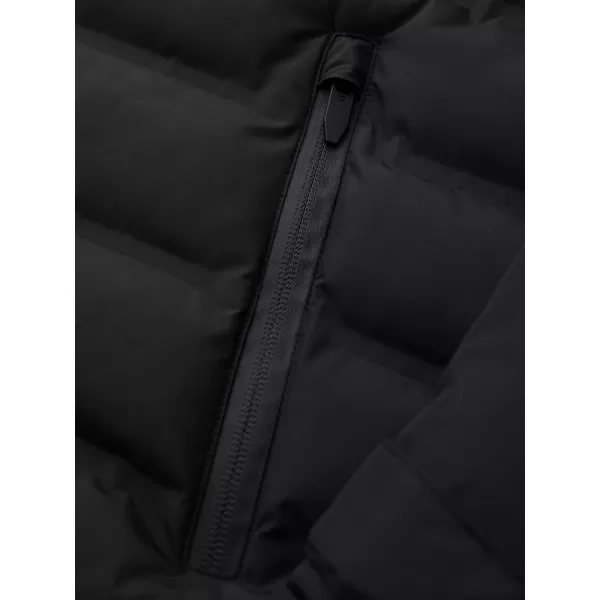  Мъжко зимно ватирано яке OMBRE OM-JAHP-0305 ЧЕРЕН 