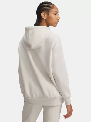 Дамски суичър UNDER ARMOUR ICON FLEECE OS HOODIE 1379495-111 БЯЛО