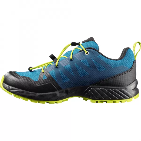  Детски обувки SALOMON OUTSCAPE WATERPROOF L49212500 MYKONOS BLUE/BLACK/ACID LIME 