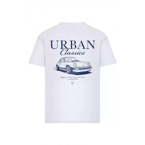  Мъжка тениска URBAN CLASSICS TB8755 БЯЛО 