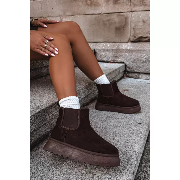  Дамски обувки BIG STAR SHOES UU274174 КАФЯВИ/БЕЖОВИ СЕНКИ 