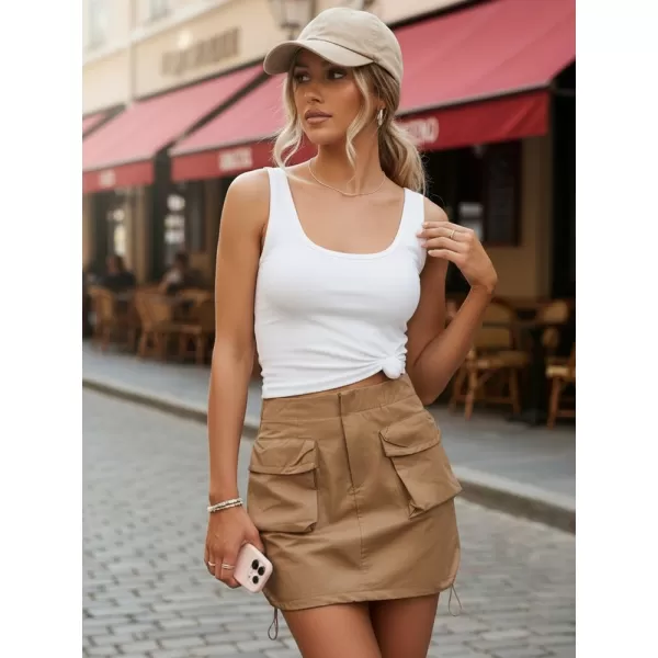  Дамска пола DSTREET CY0440 КАРАМЕЛ 