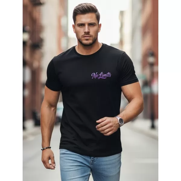  Мъжка тениска DSTREET NX0134R-BK ЧЕРЕН 