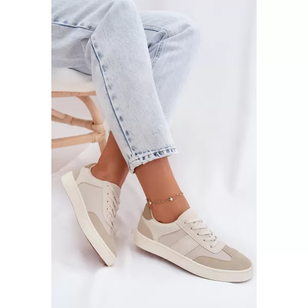  Дамски кецове BIG STAR SHOES TT274768 БЕЖОВО 