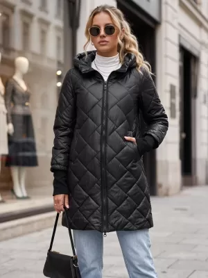 Дамско яке DSTREET TY5865 ЧЕРЕН