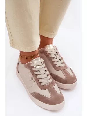 Дамски кецове S.BARSKI LR61-7091 БЕЖОВО
