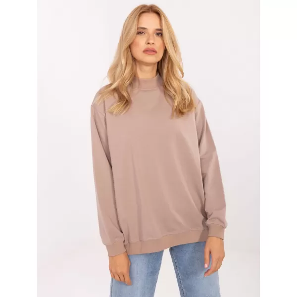  Дамски суичър BASIC FEEL GOOD RV-BL-5185.79P ТЪМНО БЕЖОВО 