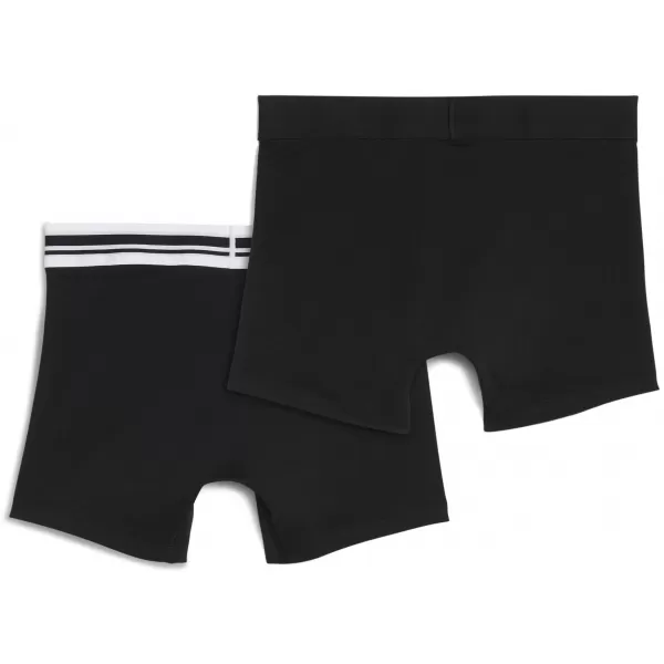  Мъжки боксерки PUMA MEN EVERYDAY PLACED LOGO BOXER 2P 93847601 ЧЕРЕН 