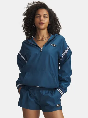 Дамско яке UNDER ARMOUR ICON WOVEN HERITAGE QZ 6009946-498 СИНЬО
