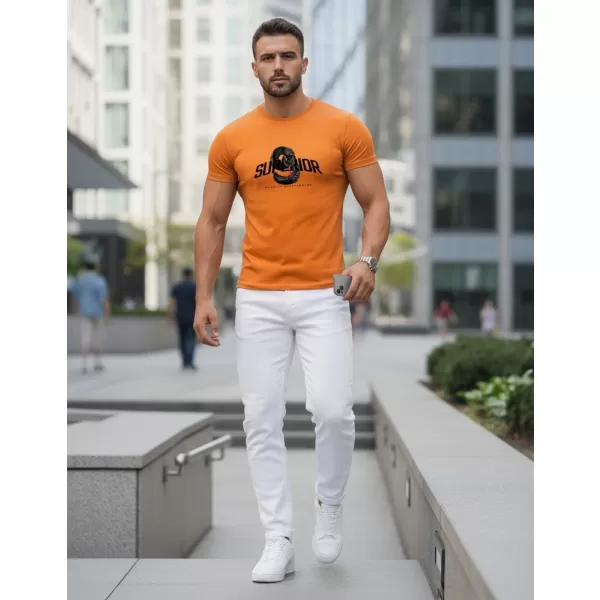  Мъжка тениска DSTREET NX5019R-OR ОРАНЖЕВО 