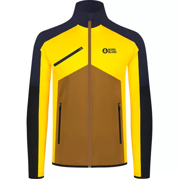 Мъжки суичър powerfleece NORDBLANC CUSP NBSFM8334 КЕХЛИБАР 