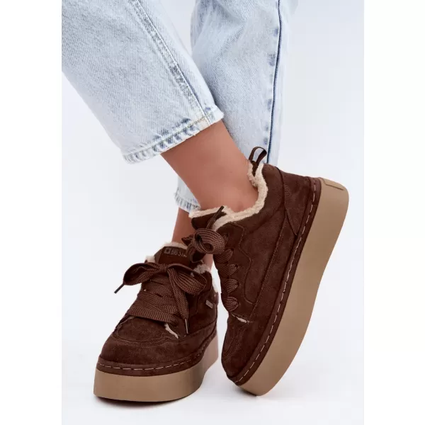  Дамски обувки BIG STAR SHOES UU274188 КАФЯВИ/БЕЖОВИ СЕНКИ 